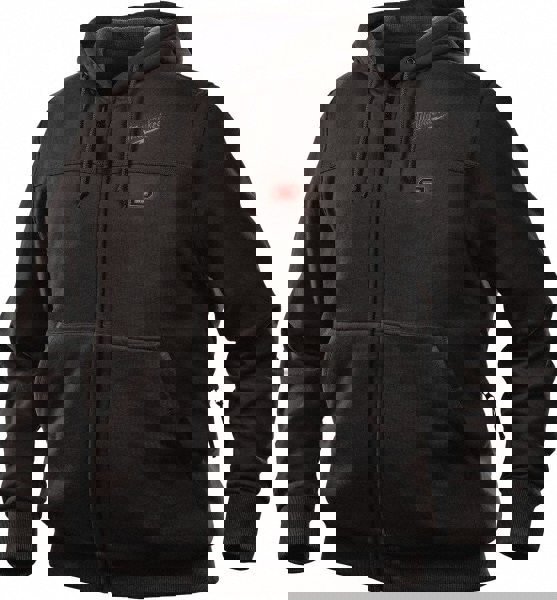 Heated Sweatshirt: Size Small, Black, Polyester